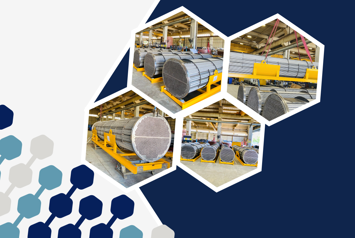 A group of “Tube Bundles” had been prepared for delivery in our facility.